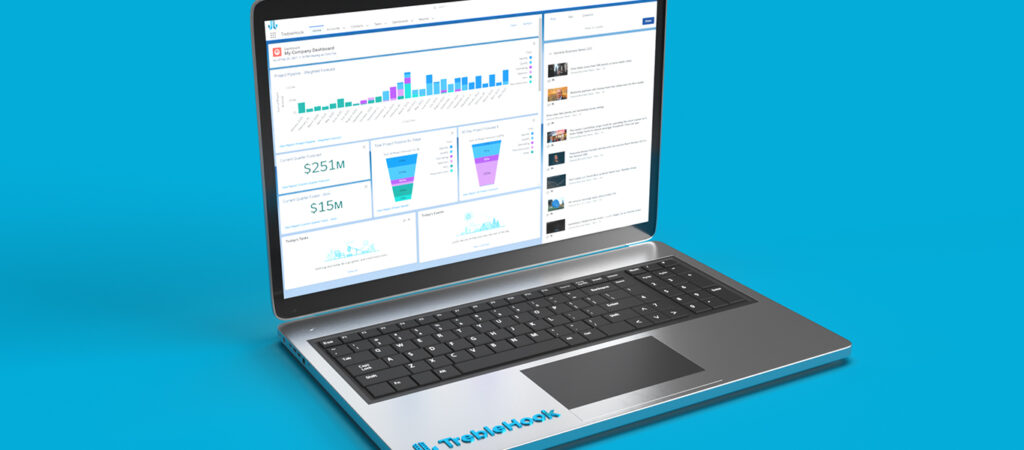 TrebleHook software interface on the Salesforce platform